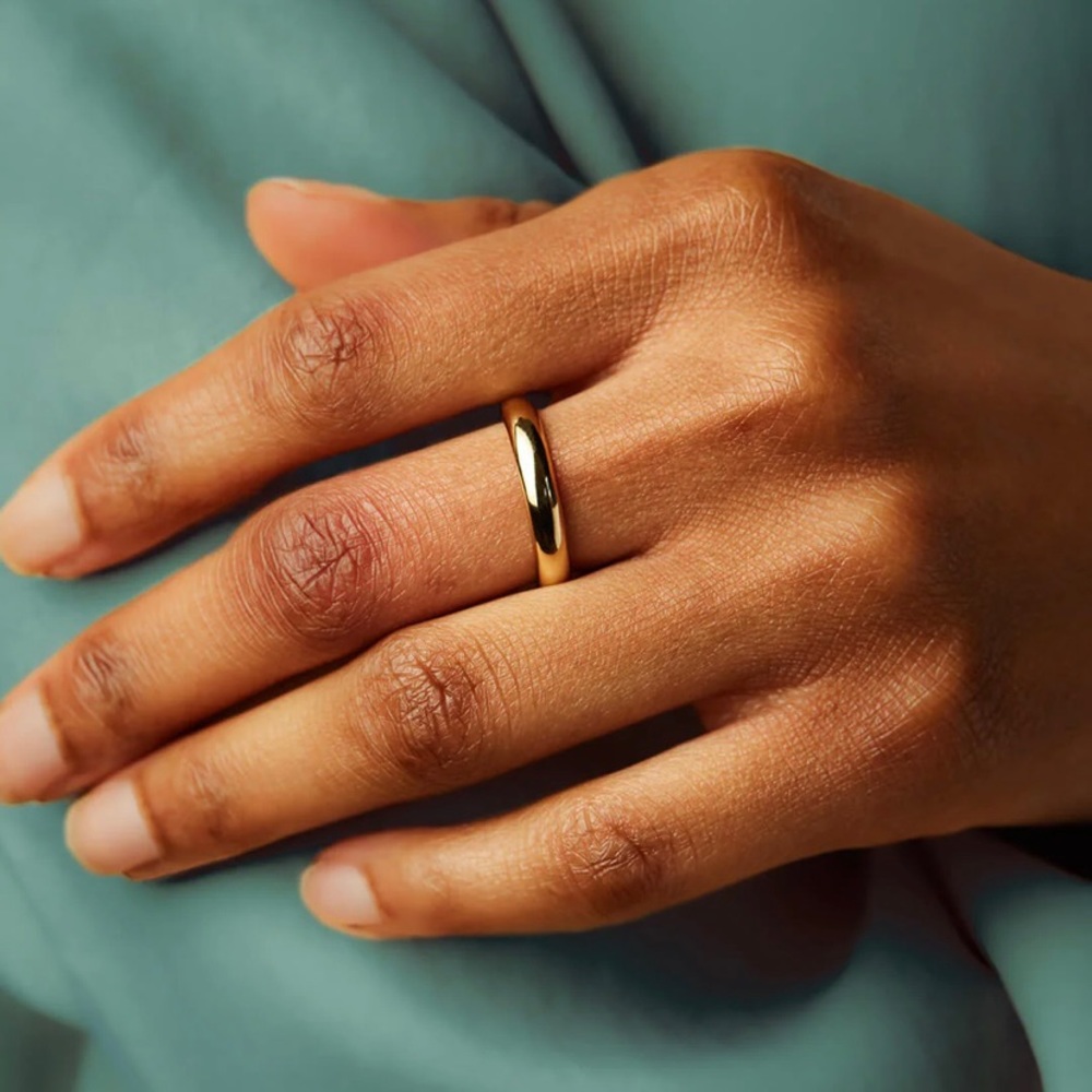 Ana Luisa Gold Band Ring - S8